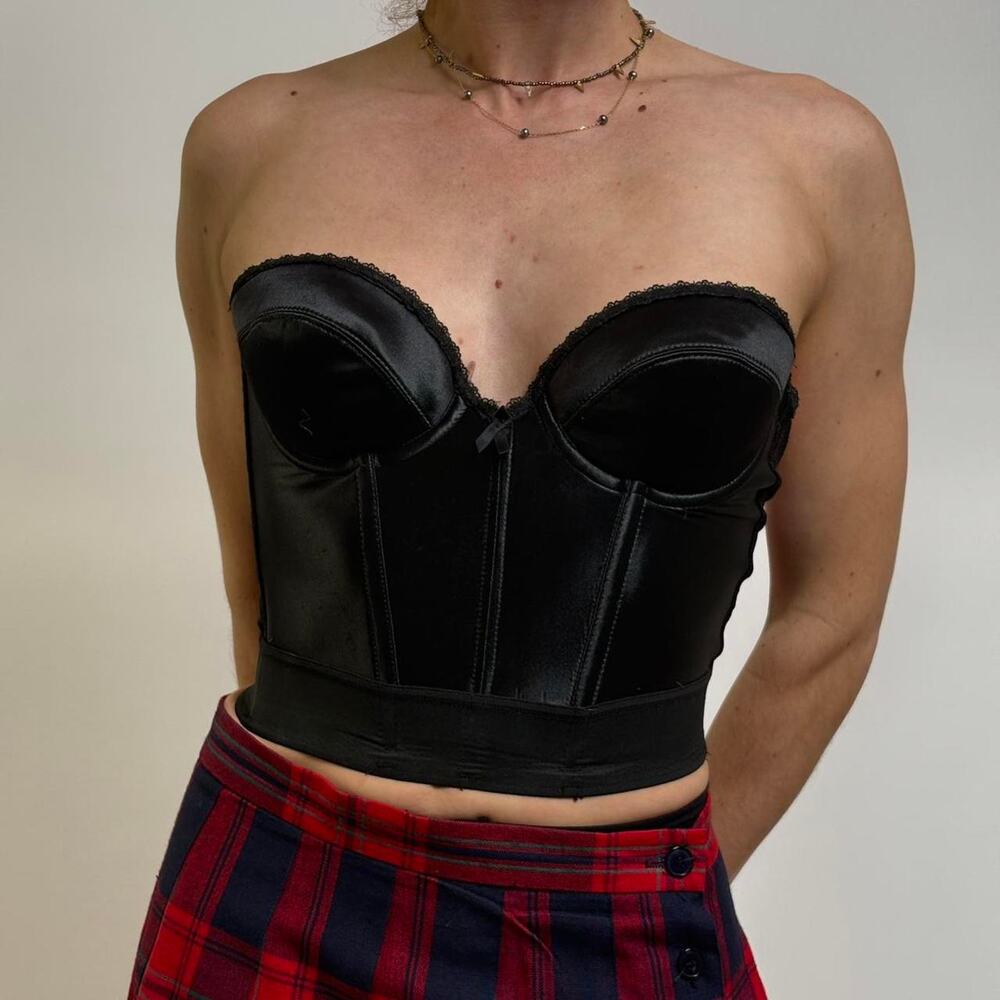 Victoria Secret Black Corset Top - 34B